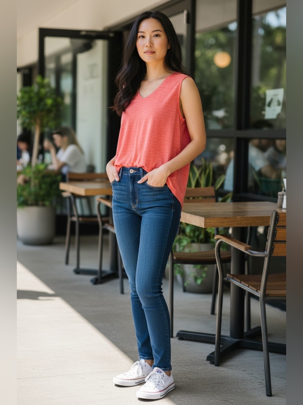 Lululemon coral work out top size 4